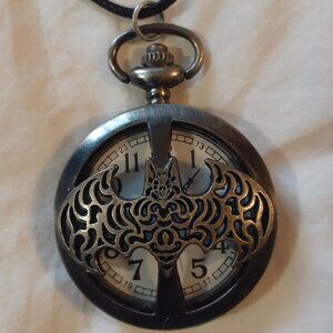 Batman Style Pocket Watch Pendant